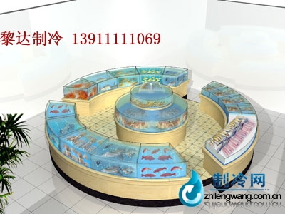 石家庄鱼缸海鲜池_鱼缸造景_鱼缸布景图片(2)